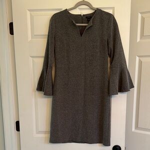 Ann Taylor Elegant Gray Women's Dress